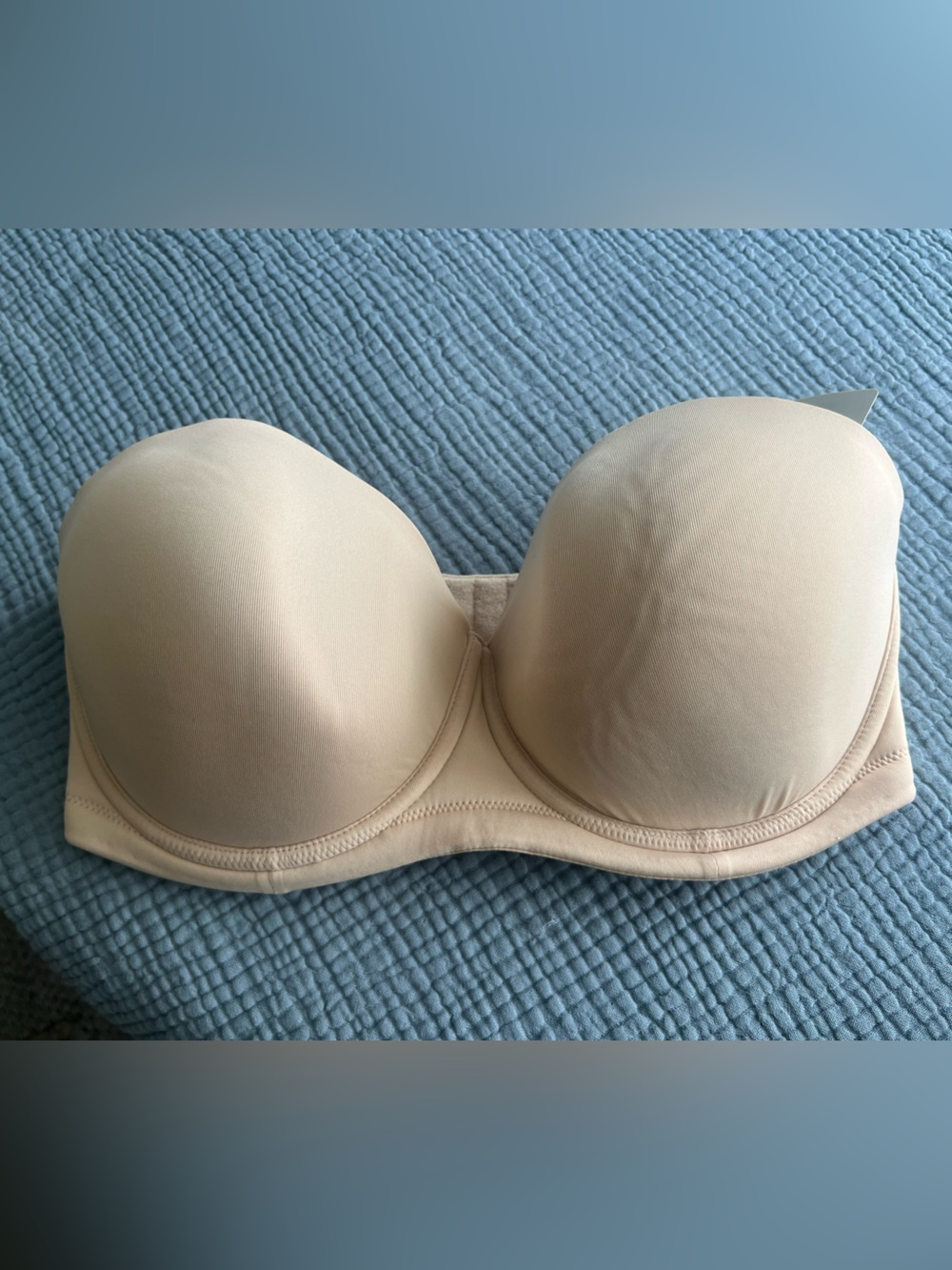 Wacoal Strapless Nude Beige Molded T-Shirt Bra